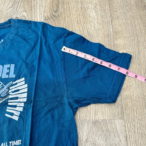 Billy Joel 75th Show Garden TShirt Mens XL Blue Official Barking Irons See PHOTO - Picture 6 of 11